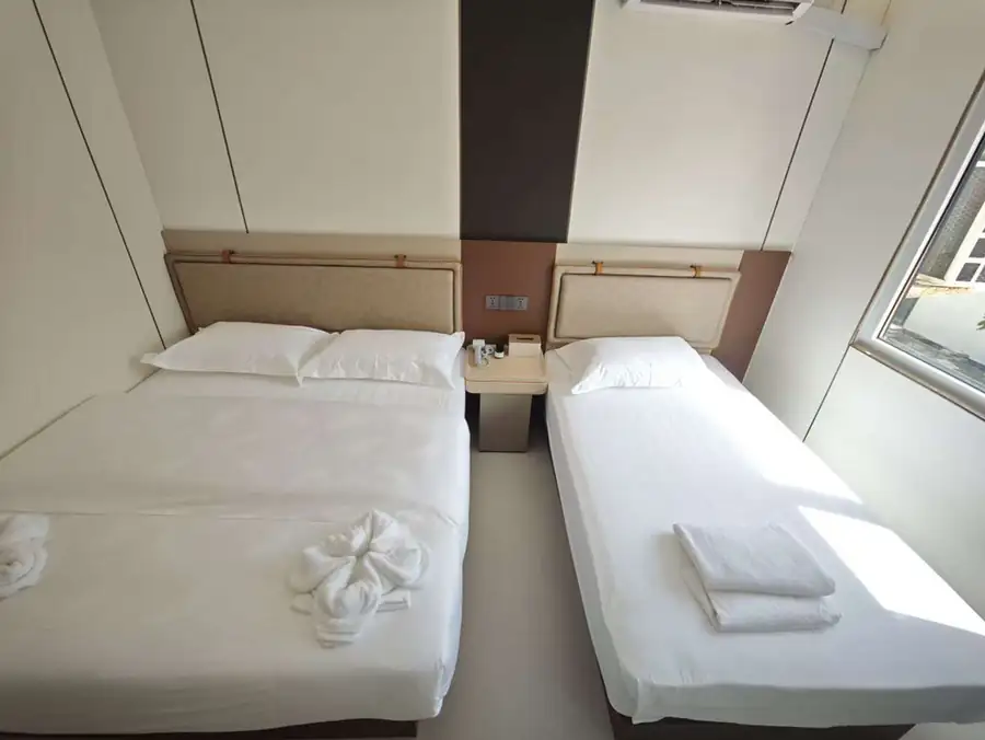 Triple sharing suite in the five-room villa Anyu Pool Villa Resort