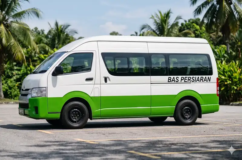 Van transport service from Tawau to Semporna Anyu Pool Villa Resort