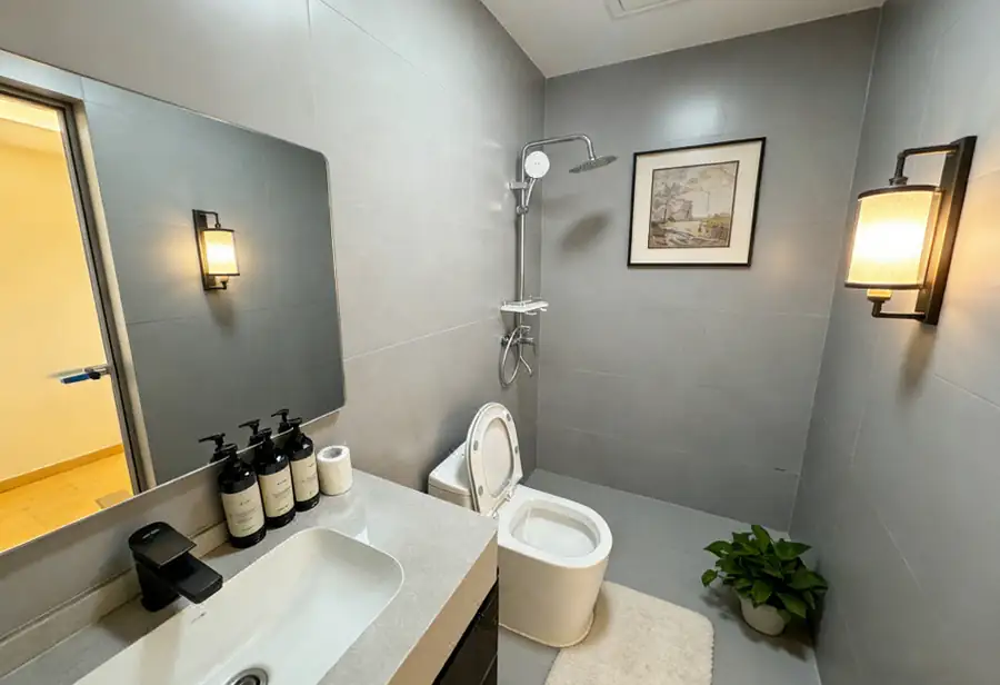Elegant bathroom design Anyu Pool Villa Resort